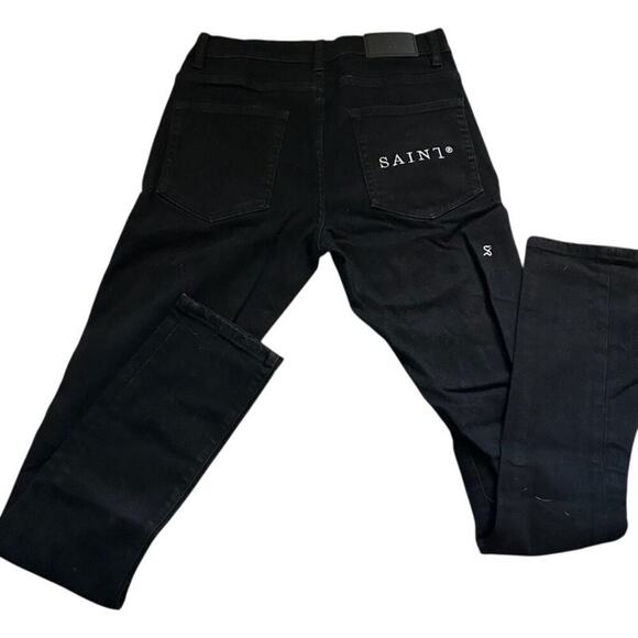 Saint Morta Luxury Distressed Skinny Jeans - Picture 2 of 9